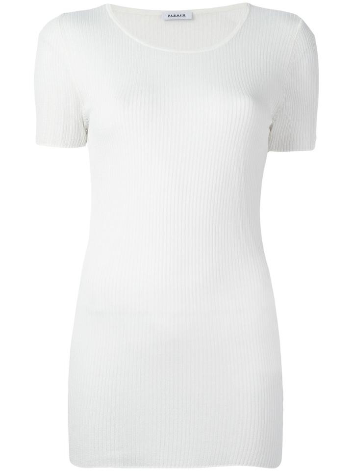 P.a.r.o.s.h. Costy Top, Women's, Size: Medium, White, Cotton/acrylic