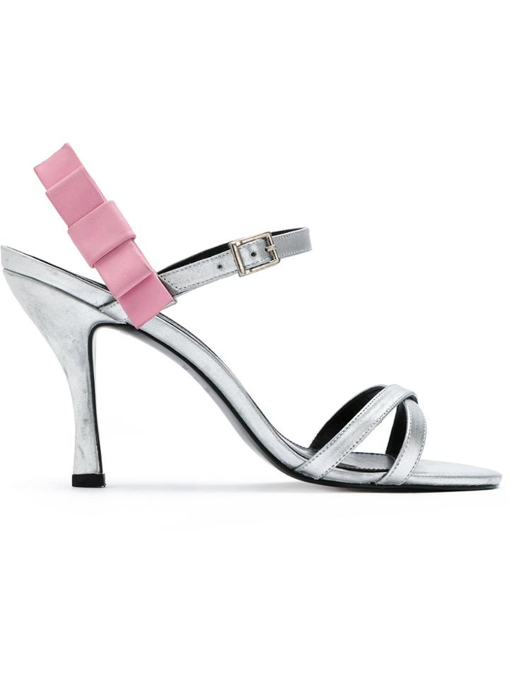 Reinaldo Lourenço Strappy Sandals - Metallic