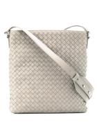 Bottega Veneta Intrecciato Messenger Bag - Grey