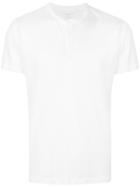Majestic Filatures Button Detail T-shirt - White