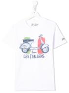 Mc2 Saint Barth Kids Teen Les Italiens T-shirt - White