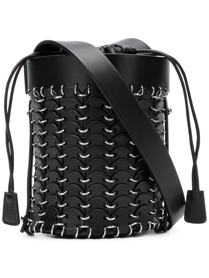 Paco Rabanne Mini-bucket Tote Bag - Black