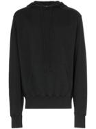 Liam Hodges Lucky Fool Print Cotton Hoodie - Black
