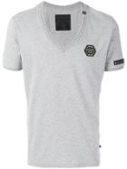 Philipp Plein Basic One V-neck T-shirt - Grey