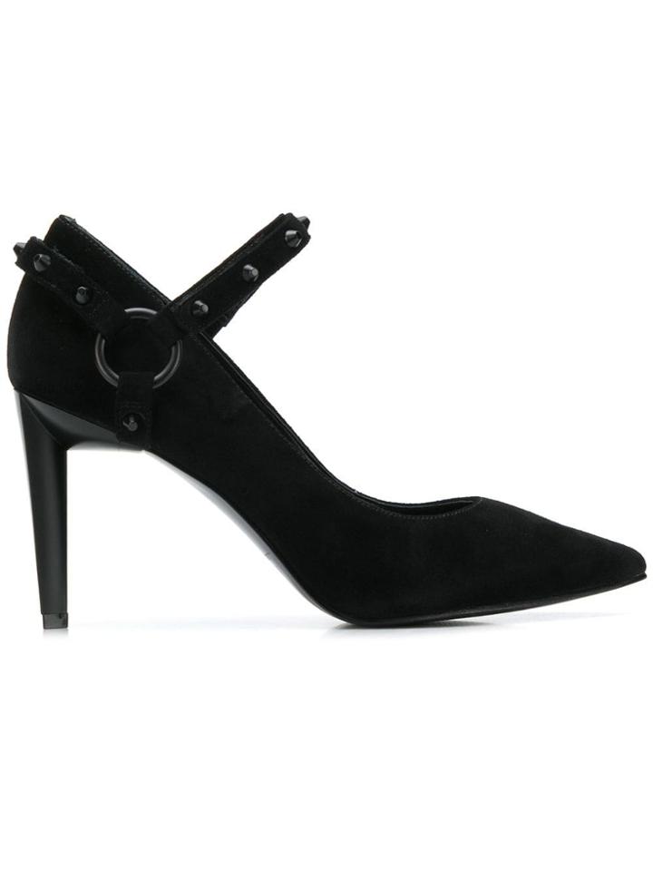 Kendall+kylie Studded Cross Strap Pumps - Black