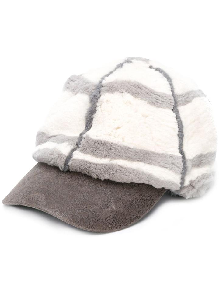 Lorena Antoniazzi Check Cap - White