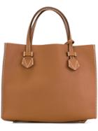 Moreau Medium Tote Bag, Women's, Brown, Calf Leather/goat Skin
