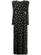 P.a.r.o.s.h. Lightning Bolt Print Dress - Black