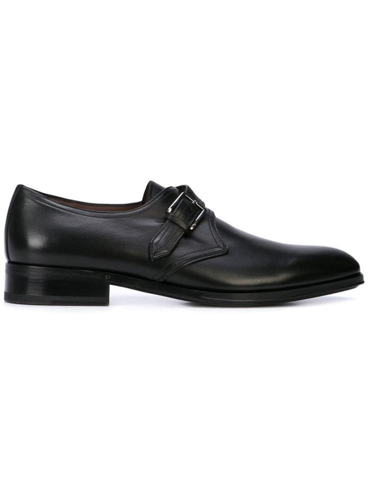 Salvatore Ferragamo Alessandro Monk Shoes - Black