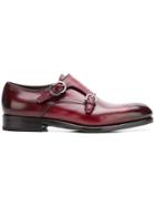 Salvatore Ferragamo Double Monk Strap Shoes - Red