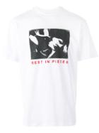 Misbhv 'rest In Pieces' Photo T-shirt, Men's, Size: Xs, White, Cotton