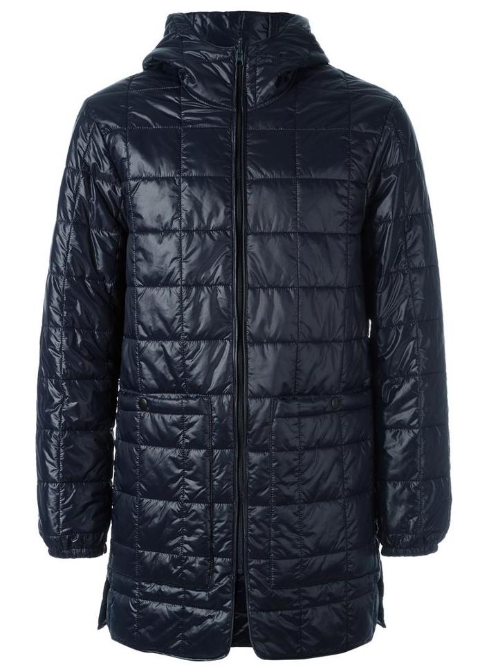 Stutterheim 'stureby' Padded Coat, Men's, Size: Large, Blue, Nylon/polyester