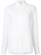 Giambattista Valli Semi-sheer Shirt, Women's, Size: 40, White, Silk