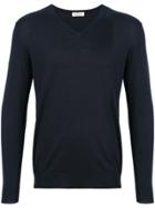 Laneus V Neck Pullover - Blue