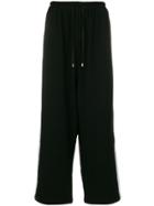 Unconditional Wide Tuxedo Sweat Pants - Black