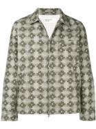 Universal Works Windcheater Print Canvas Jacket - Green
