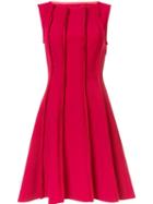 Jason Wu Flared Dress, Women's, Size: 4, Red, Polyester/spandex/elastane/polytetrafluoroethylene (ptfe)