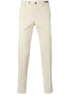 Pt01 Front Pleated Trousers, Men's, Size: 54, Nude/neutrals, Cotton/spandex/elastane