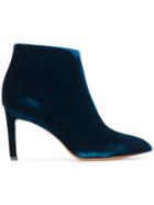 Santoni Pointed Toe Boots - Blue