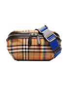 Burberry Multicoloured Sonny Vintage Check Canvas Belt Bag - Yellow &