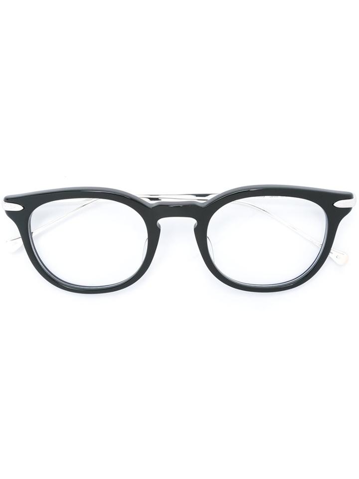 Matsuda Square Frames, Black, Acetate/silver
