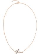 Rosa De La Cruz Diamond Love Necklace