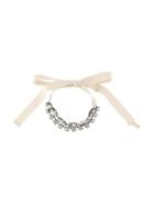 Ann Demeulemeester Glass Stone Bracelet - Metallic