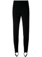 Moncler - Slim Fit Stirrup Trousers - Women - Spandex/elastane/virgin Wool/viscose - 38, Blue, Spandex/elastane/virgin Wool/viscose