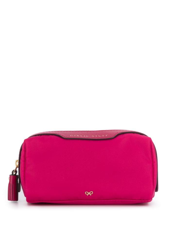 Anya Hindmarch Girlie Stuff Zipped Pouch - Pink
