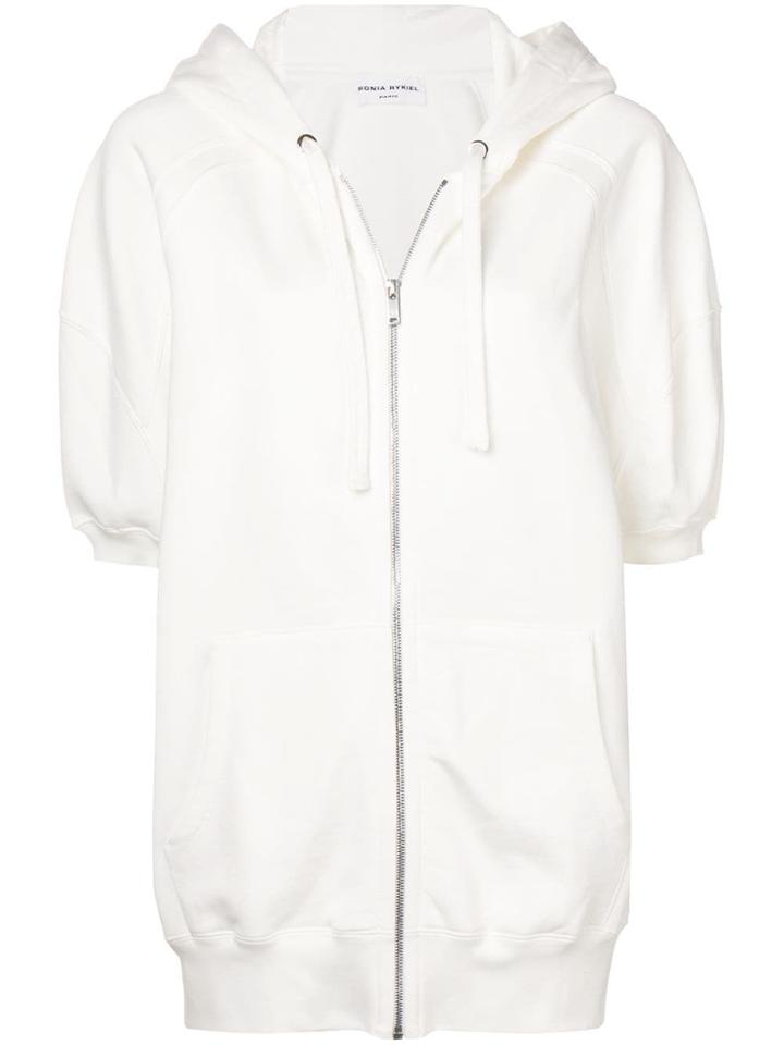 Sonia Rykiel White Short Sleeve Hoodie