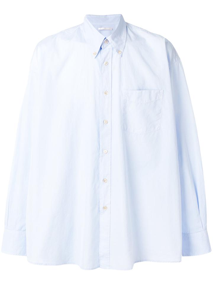 Our Legacy Plain Loose-fit Shirt - Blue