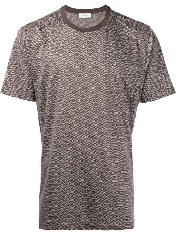 Cerruti 1881 Diamond Pattern T-shirt - Brown