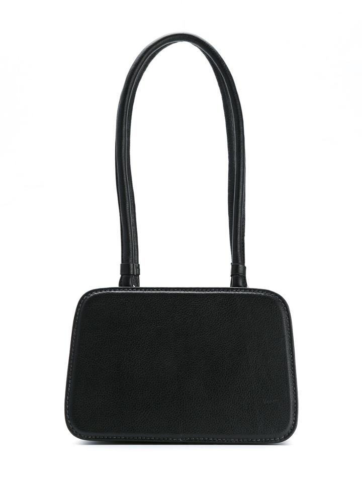 Sarah Chofakian Magnetic Closure Shoulder Bag - Black
