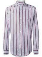 Gabriele Pasini Striped Shirt - Blue