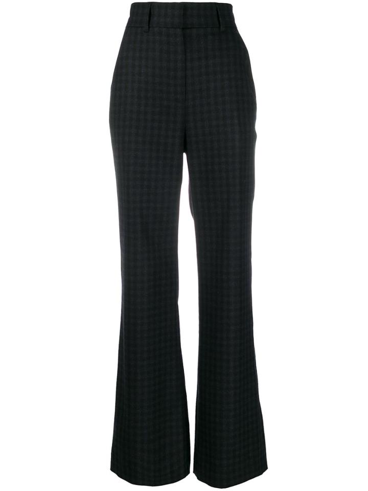 Goat Ivanhoe High-wasist Check Trousers - Grey