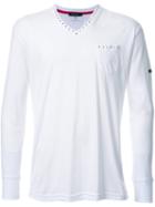 Loveless Embellished Detailing T-shirt, Men's, Size: 3, White, Cotton/rayon
