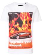 Blood Brother Flames T-shirt - White