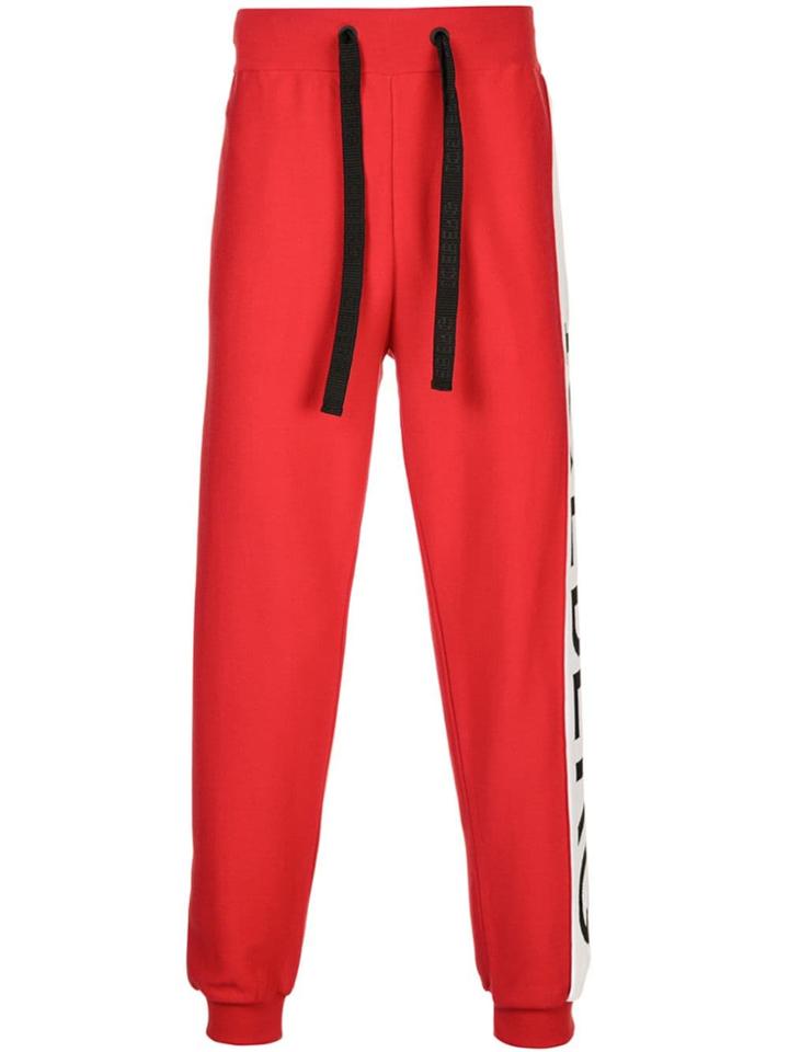 Iceberg Logo Drawstring Trousers - Red