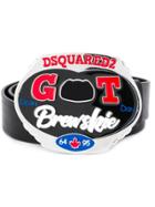 Dsquared2 Plate Buckle Belt - Black