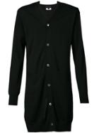 Comme Des Garçons Homme Plus Long Cardigan - Black