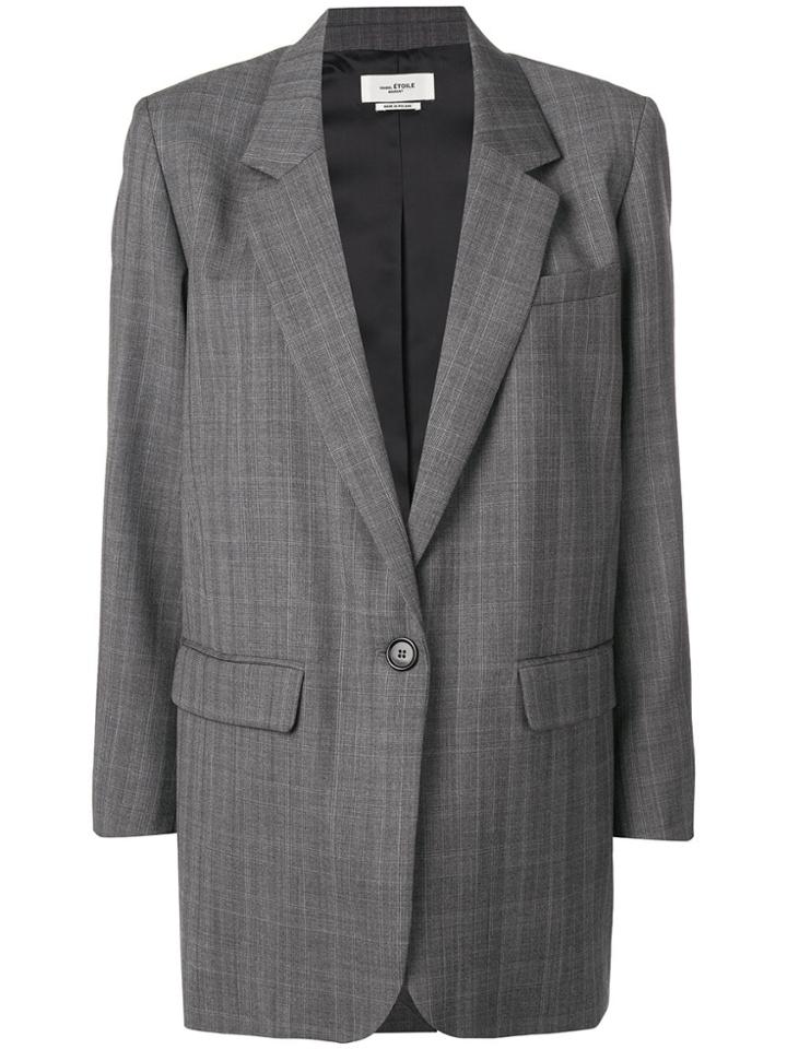 Isabel Marant Étoile Nerix Checked Blazer - Grey