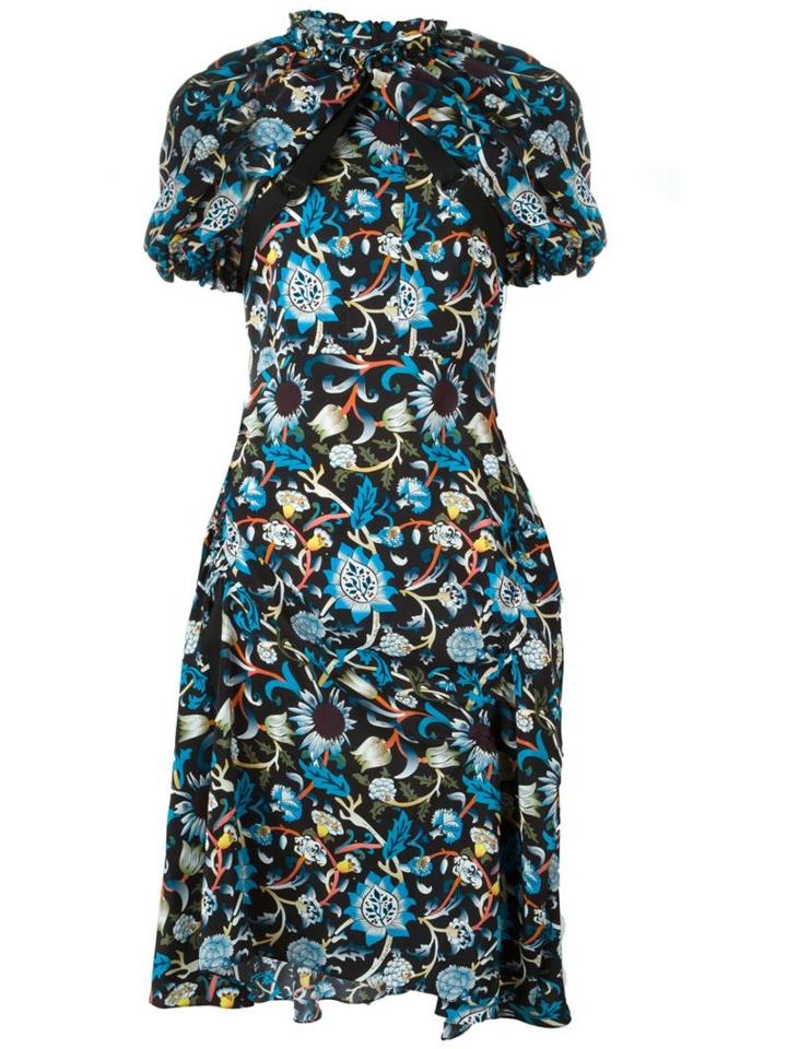 J.w. Anderson Floral Print Dress, Women's, Size: 8, Silk