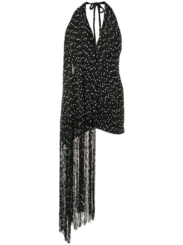 Jacquemus Tassel Detailed Sleeveless Dress - Black