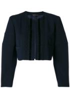 Comme Des Garçons Pre-owned Cropped Jacket - Blue