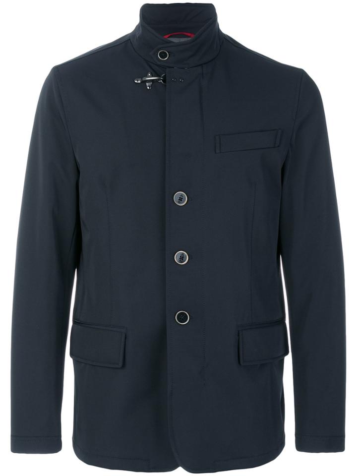 Fay Toggle Detail Blazer - Blue