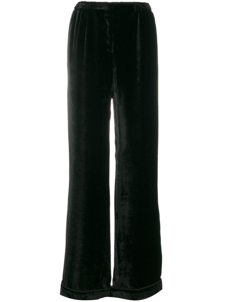 Alberta Ferretti Palazzo Pants - Black
