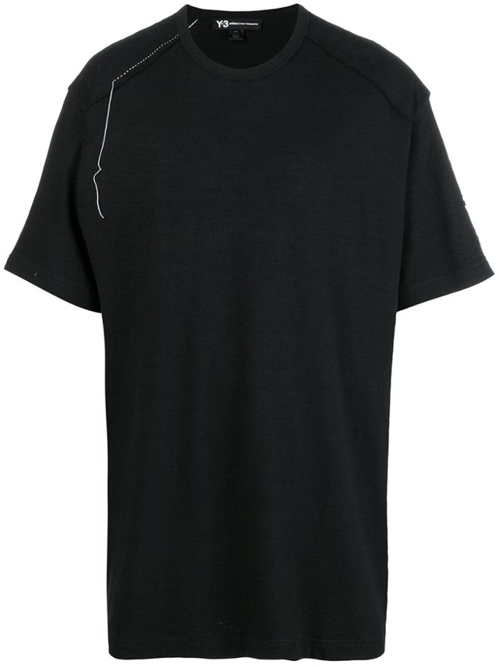 Y-3 Logo Short-sleeve T-shirt - Black