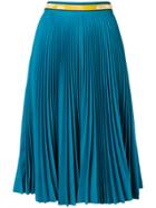 Calvin Klein 205w39nyc Pleated Midi Skirt - Blue