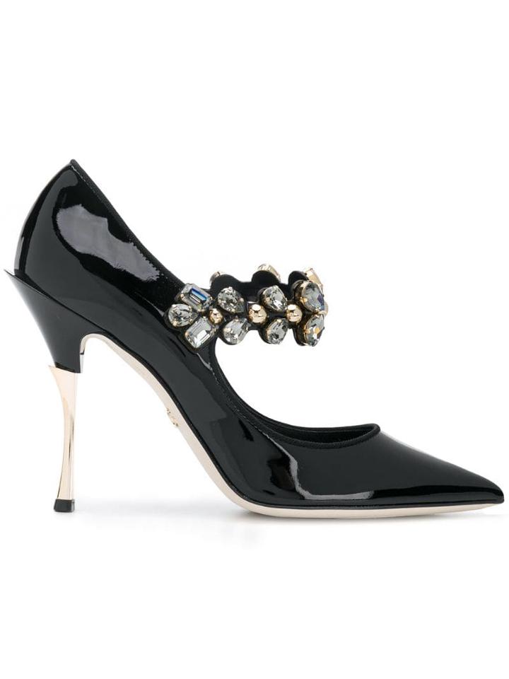 Dolce & Gabbana Cardinale Mary Jane Pumps - Black