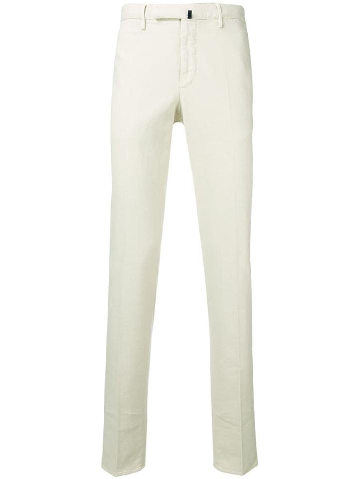 Incotex Textured Tailored Trousers - White